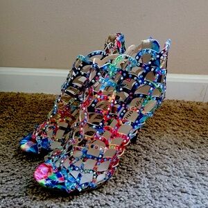 Rainbow high heels